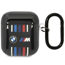 Etui BMW Multiple Colored Lines na AirPods 1/2 - czarne