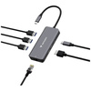 Adapter Hub Verbatim USB-C/HDMI/3xUSB-A  3.2/RJ45 aluminiowy 32157