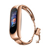REPLACMENT METAL BAND BRACELET STRAP FOR XIAOMI MI BAND 6 / 5 / 4 / 3 ROSE GOLD