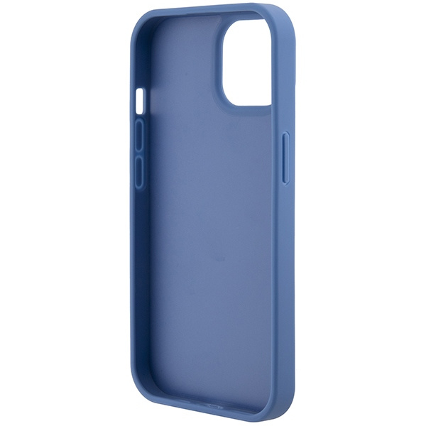Guess GUHCP15SP4TDSCPB iPhone 15 / 14 / 13 6.1" niebieski/blue hardcase Crossbody 4G Metal Logo