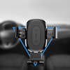 BASEUS WIRELESS CHARGER GRAVITY CAR MOUNT PHONE BRACKET AIR VENT HOLDER + QI CHARGER BLACK  (WXYL-01)