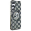 Etui Karl Lagerfeld Button                Karl&Choupette Heads On KL Pattern MagSafe do Samsung Galaxy S25 czarny