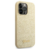 Guess GUHCP14LHGGSHD iPhone 14 Pro6,1" złoty/gold hard case Glitter Script