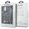 Etui Karl Lagerfeld Crossbody Grained    Pattern & Logo do iPhone 16 Pro czarny