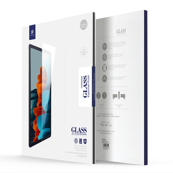 DUX DUCIS TEMPERED GLASS 9H ARMORED TOUGHENED GLASS FOR SAMSUNG GALAXY TAB S8 TRANSPARENT (CASE FRIENDLY)