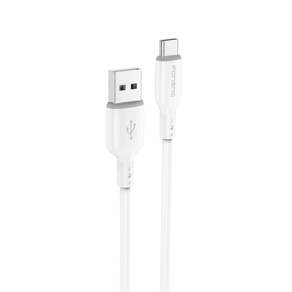 FONENG kabel X90 USB-C 3A 1M Biały