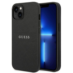 Guess GUHCP14MPSASBBK iPhone 14 Plus / 15 Plus 6.7" czarny/black Saffiano Strap