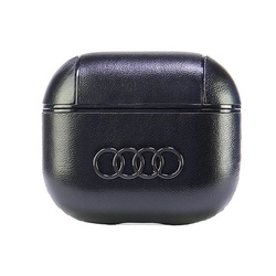 Audi Leather Big Logo AirPods 3 cover czarny/black AU-AP3-GT/D3-BK