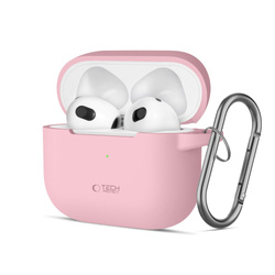 TECH-PROTECT SILICONE HOOK APPLE AIRPODS 3 DUSTY PINK