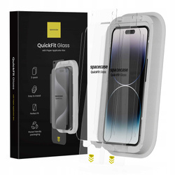 Spacecase Szkło hartowane QuickFit Glass iPhone 14 Pro Max