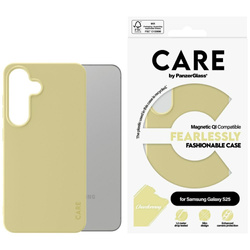Etui CARE by PanzerGlass Fashion QI do Samsung Galaxy S25 chardonnay