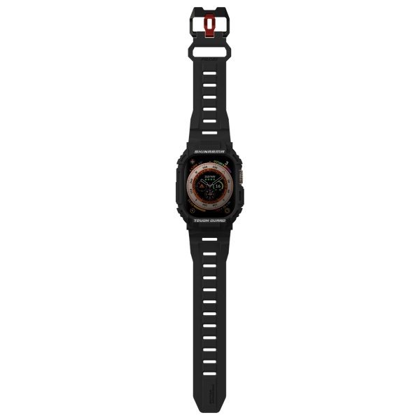 Skinarma pasek+etui Mecha 2in1 Apple      Watch 49mm czarny/black