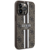 Guess GUHMP13XP4RPSW iPhone 13 Pro Max6.7" brązowy/brown hardcase 4G Printed Stripes MagSafe