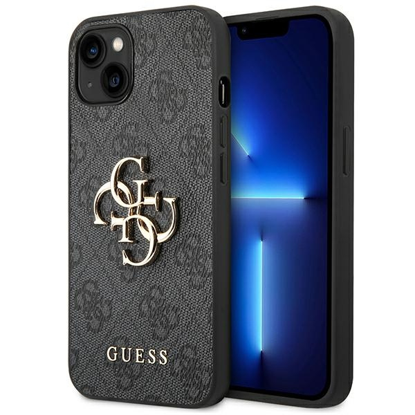 Guess GUHCP14S4GMGGR iPhone 14 / 15 / 136.1" szary/grey hardcase 4G Big Metal Logo