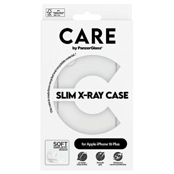 CARE by PanzerGlass X-Ray Soft Basic Case iPhone 16 Plus 6.7" przezroczysty/transparent 1443