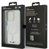 Etui BMW Silver Ring MagSafe na iPhone 15 Pro Max - przezroczyste
