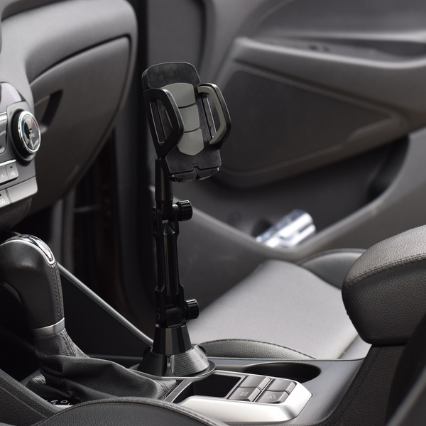 SMARTPHONE CAR HOLDER FOR CUP HOLDER BLACK