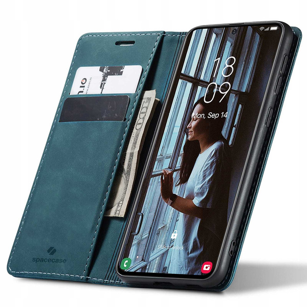 Spacecase Etui Wallet Galaxy S21 blue