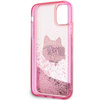 KARL LAGERFELD KLHCN61LNCHCP IPHONE 11/ XR RÓŻOWY/PINK HARDCASE GLITTER CHOUPETTE HEAD
