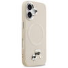 Etui Karl Lagerfeld Karl & Choupette     Pins MagSafe do iPhone 17 beżowy