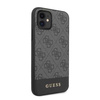 Guess GUHCN61G4GLGR iPhone 11 6,1" / Xrszary/grey hard case 4G Stripe Collection