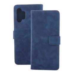 Etui Smart Velvet do Samsung Galaxy A35 5G granatowe