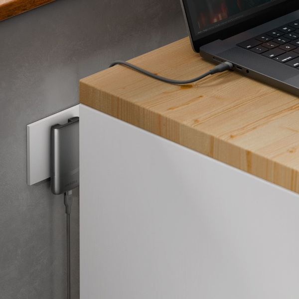 Ładowarka sieciowa Energea TravelWorld Edge 65W 2xUSB-C PD/PPS/QC3.0 (US/UK/EU) złota