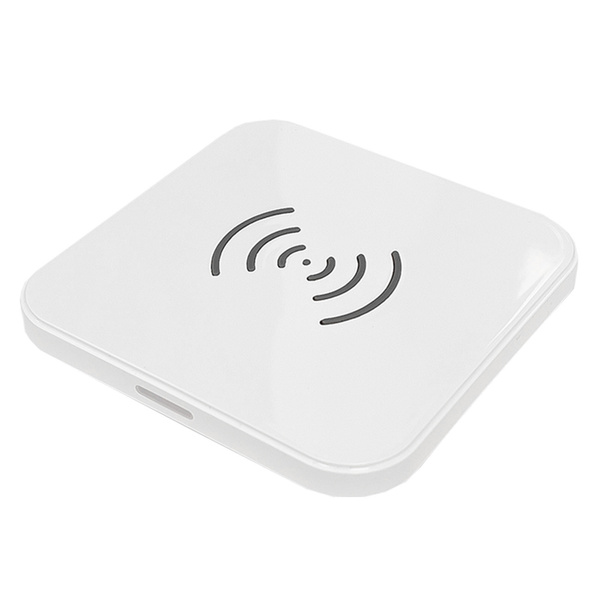 Choetech zestaw ładowarka bezprzewodowa Qi 10W do telefonu słuchawek czarny (T511-S) + Q5003 wall charger European standard white + AB cable 1.2m white