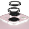 PanzerGlass Hoops Camera iPhone 15 6.1" / 15 Plus 6.7" czarny/black 1138 camera lens protector hoop optic rings