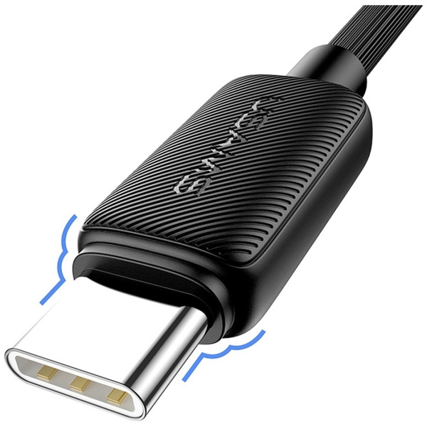 Kabel USAMS KY Series US-SJ698 3A USB-C  do USB-A 3m czarny