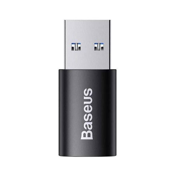 Baseus Ingenuity Series Mini przejściówka adapter USB 3.1 OTG do USB Typ C czarny (ZJJQ000101)