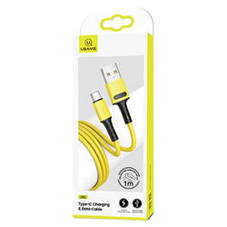 USAMS KABEL U52 USB-C 2A FAST CHARGE 1M ŻÓŁTY/YELLOW SJ436USB03 (US-SJ436)