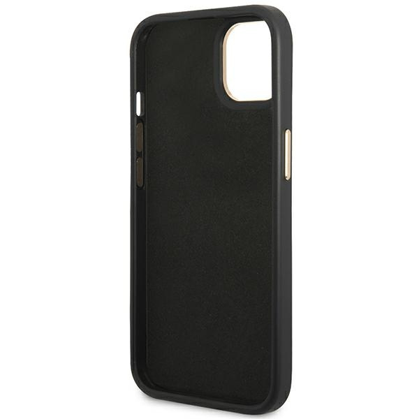 Guess GUHCP14MHGCRHK iPhone 14 Plus / 15 Plus 6.7" czarny/black hardcase Croco Collection