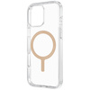 Etui UNIQ Clario do iPhone 16 Pro Max    Magclick Charging przezroczysty/złoty
