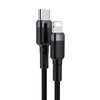 Baseus kabel Cafule PD USB-C - Lightning 1,0 m szaro-czarny 18W