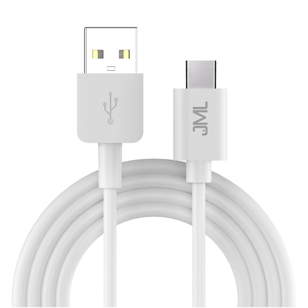 Kabel USB JML CD-115 USB-C 2A 1 m – biały