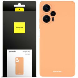 Spacecase Etui Silicone Case Poco F5 orange