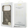 Etui Guess 4G Strass Logo MagSafe do     iPhone 17 Pro brązowy