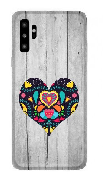 CASEGADGET CASE OVERPRINT BLACK HEART SAMSUNG GALAXY NOTE 10