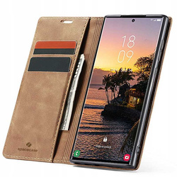 Spacecase Etui Wallet Galaxy S24 Ultra light brown