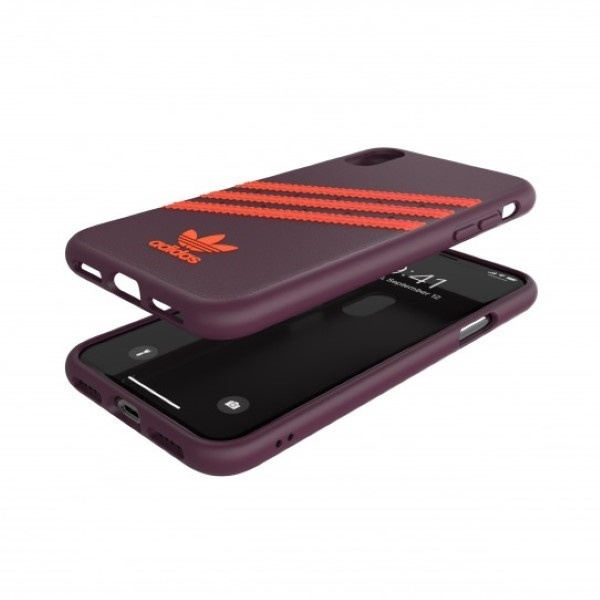 Adidas OR Moulded PU iPhone X/XSbordowo-pomarańczowy/maroon-orange 40561