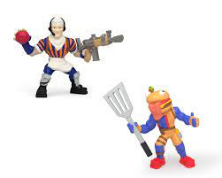 FORTNITE - SET OF TWO FIGURES WITH ACCESSORIES BATTLE ROYALE COLLECTION 13X18CM