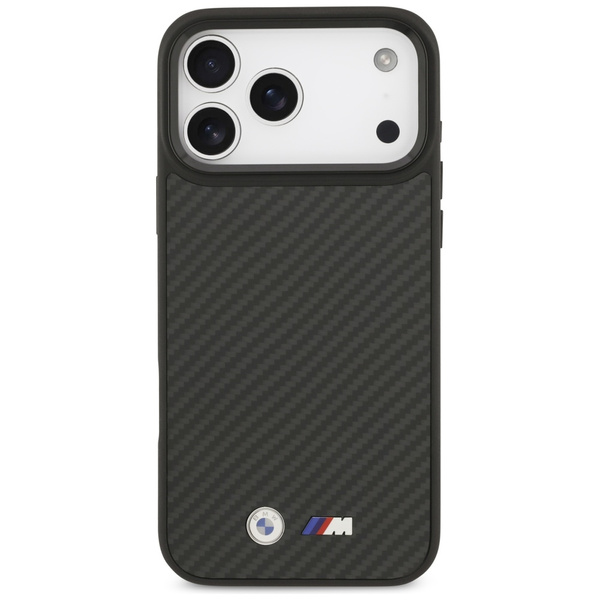 Etui BMW M Kevlar Matt MagSafe do iPhone 17 Pro Max czarny
