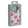 SBS CASE&ME iPhone 15 Case Green with Red and Pink Flowers