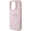 Guess GUHMP15LPSAHMCP iPhone 15 Pro 6.1" różowy/pink hardcase Saffiano MagSafe