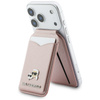 Portfel z lusterkiem Karl Lagerfeld      Stand Mirror MagSafe różowy
