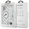 Karl Lagerfeld KLHMP16SHCKCKLCT iPhone    16 6.1" transparent hardcase IML Crossbody Monogram Karl & Choupette Head MagSafe