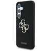 Etui Guess Silicone Big 4G Logo Bottom   Script Samsung Galaxy S25 czarny