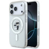 Etui Karl Lagerfeld IML Karl Choupette   Glitter MagSafe do iPhone 17 Pro Max przezroczysty