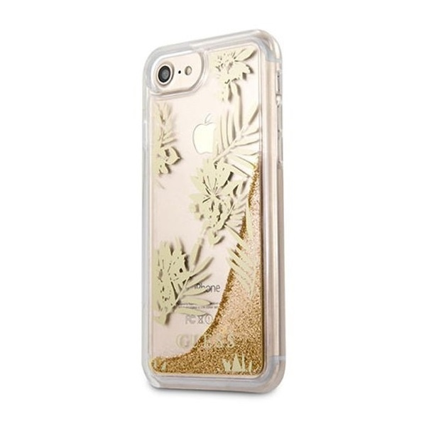Guess GUHCP7GLUPRG iPhone 6/7/8/SE 2020 / SE 2022 różowo-złoty/rose gold hard case Palm Springs Glitter Liquid